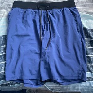 lululemon shorts, 8in, Blue, Large